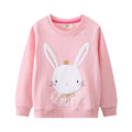 Mädchen Sweatshirt mit niedlichem Hasenmotiv R&B
