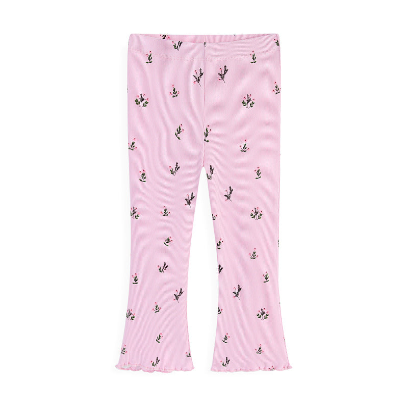 Mädchen Schlagleggings mit floralem Muster R&B