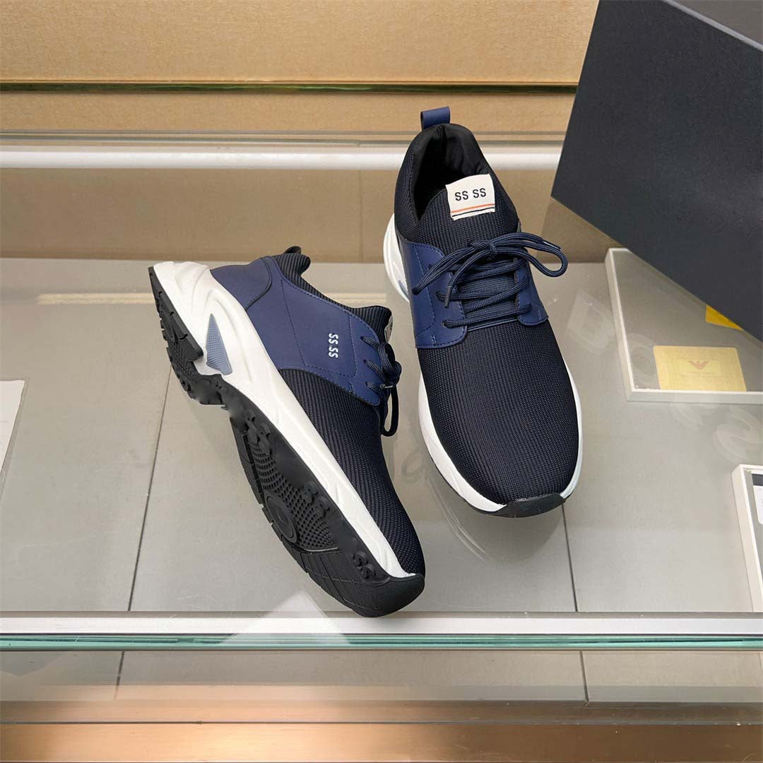 Damen Sportliche Sneakers mit atmungsaktiver Oberflächenstruktur und rutschfester Sohle R&B