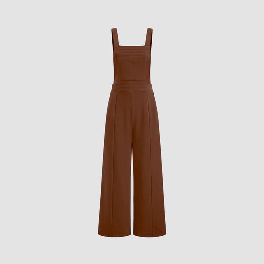 Damen Overall mit weitem Bein und praktischen Taschen R&B