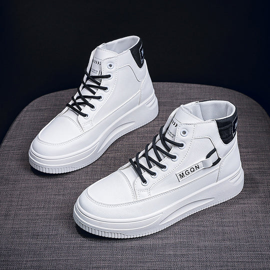 Damen Modische High-Top Sneakers mit gepolsterter Innensohle und rutschfester Sohle R&B
