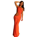 Damen Elegantes Minikleid mit seitlichem Cut-Out und raffinierten Raffung R&B