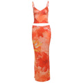 Damen Elegantes Sommerkleid mit floralem Design und schmalem Schnitt R&B