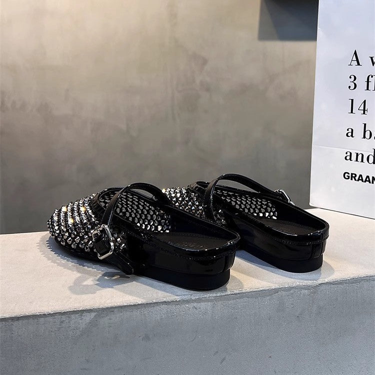 Damen Glamouröse Clogs mit Strassverzierungen R&B