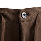 Herren Chinohose mit verstellbarem Bund und Faltenstruktur