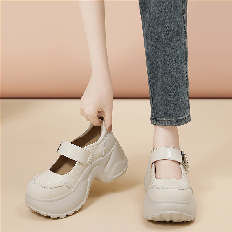 Damen Halbhohe Komfort-Schuhe mit verstellbarem Riemen R&B