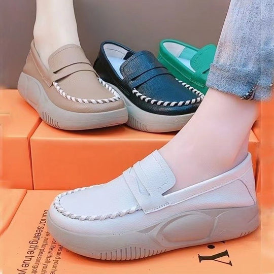 Damen Moccasins mit komfortablem Plateau und stylischem Design R&B