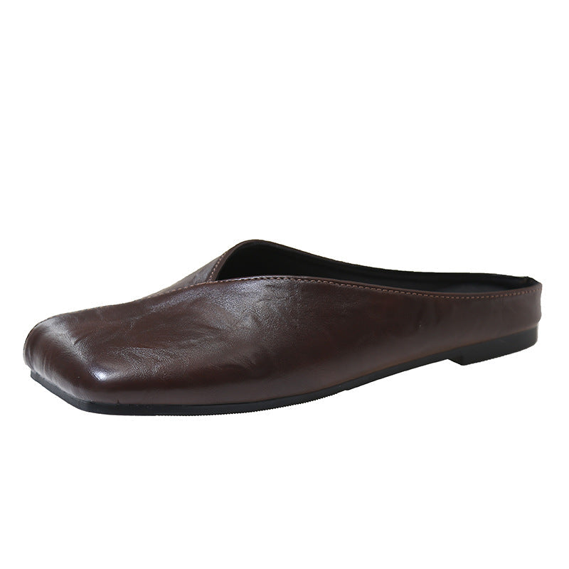 Damen Elegante und bequeme Leder-Hausschuhe mit anatomischer Passform R&B