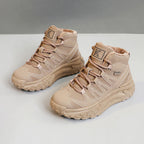 Damen modische Winter-Sneaker mit isolierendem Fleece-Futter und rutschfester Laufsohle R&B