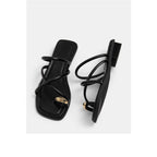 Damen Fußbett-Sandalen mit elegantem Kreuzriemendesign R&B