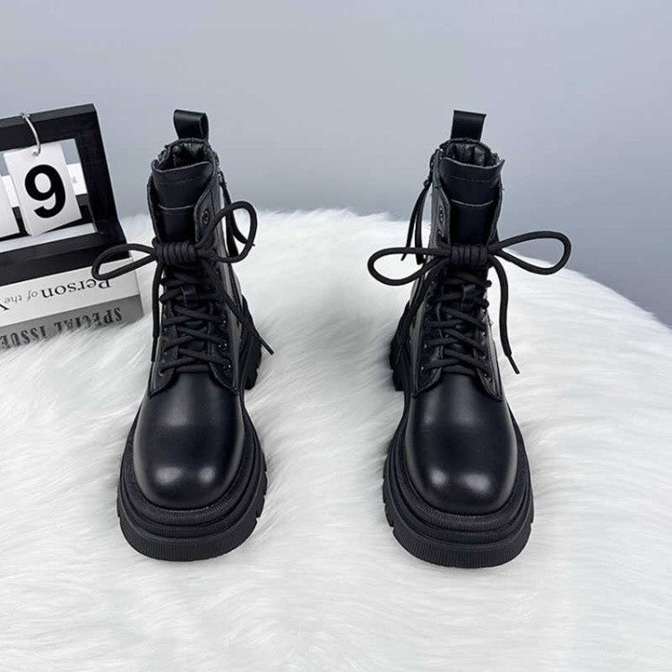 Damen Stiefel im robusten Design mit komfortabler Profilsohle und innovativer Schnürtechnik R&B