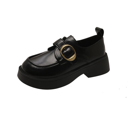 Damen elegante Loafers mit dekorativem Schnallenverschluss und rutschfester Sohle R&B