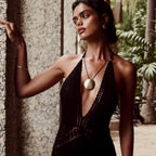 Damen Maxi-Strandkleid