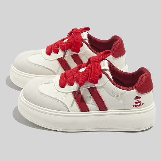 Damen Modische Sneakers mit verspielten Schleifenakzenten und atmungsaktiver Oberflächenstruktur R&B