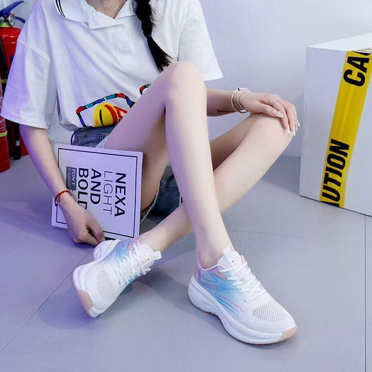 Damen Hochwertige Lauf- und Freizeitsneaker mit atmungsaktivem Obermaterial und gepolsterter Sohle R&B