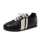 Damen Sportliche Sneaker aus hochwertigem Leder mit ergonomischer Sohle R&B