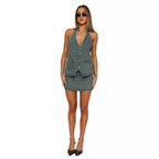 Damen Elegantes und lässiges Zweiteiler-Anzug-Set R&B