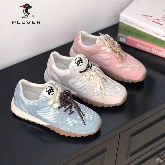 Damen Sportliche Sneakers mit atmungsaktiver Mesh-Oberfläche und stabiler Laufsohle R&B