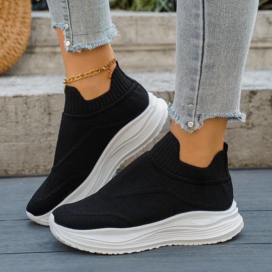 Damen atmungsaktive Slip-On Sneakers R&B