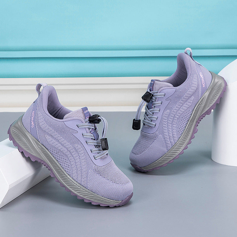 Damen Lauf-Sneaker mit elastischem Schnellschnürsystem und atmungsaktivem Obermaterial R&B