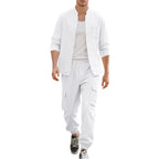 Herren lässige Hemdjacke mit hochwertigem Baumwollmix und praktischen Taschen R&B