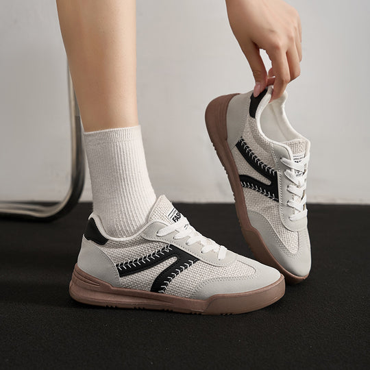 Damen Sportliche Freizeitschuhe mit atmungsaktiver Netzstruktur und rutschfester Sohle R&B