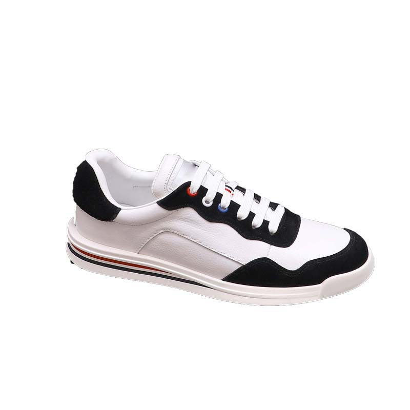 Damen Sportliche Leder Sneakers mit modischen Kontrasten von R&B