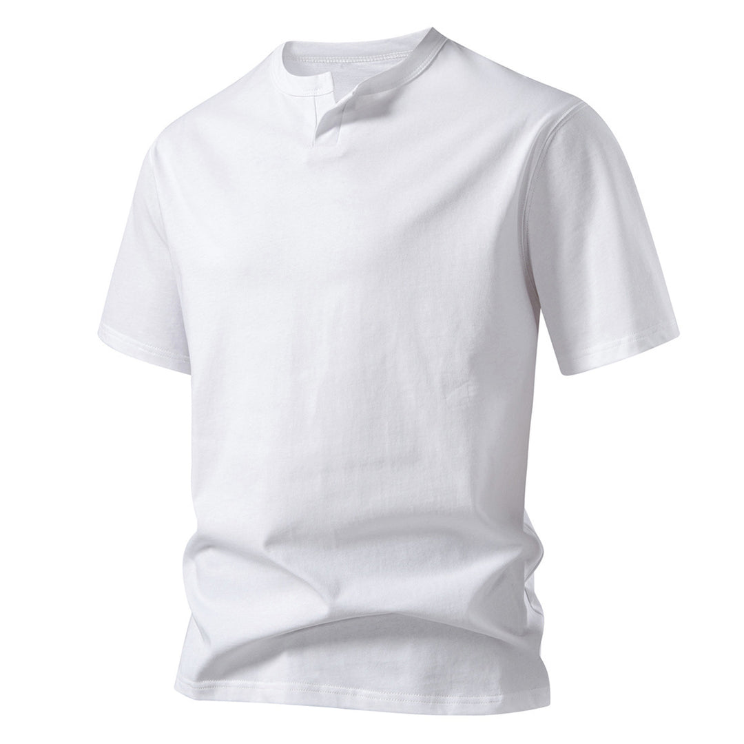 Herren T-Shirt mit modernem Ausschnitt und komfortablem Schnitt R&B