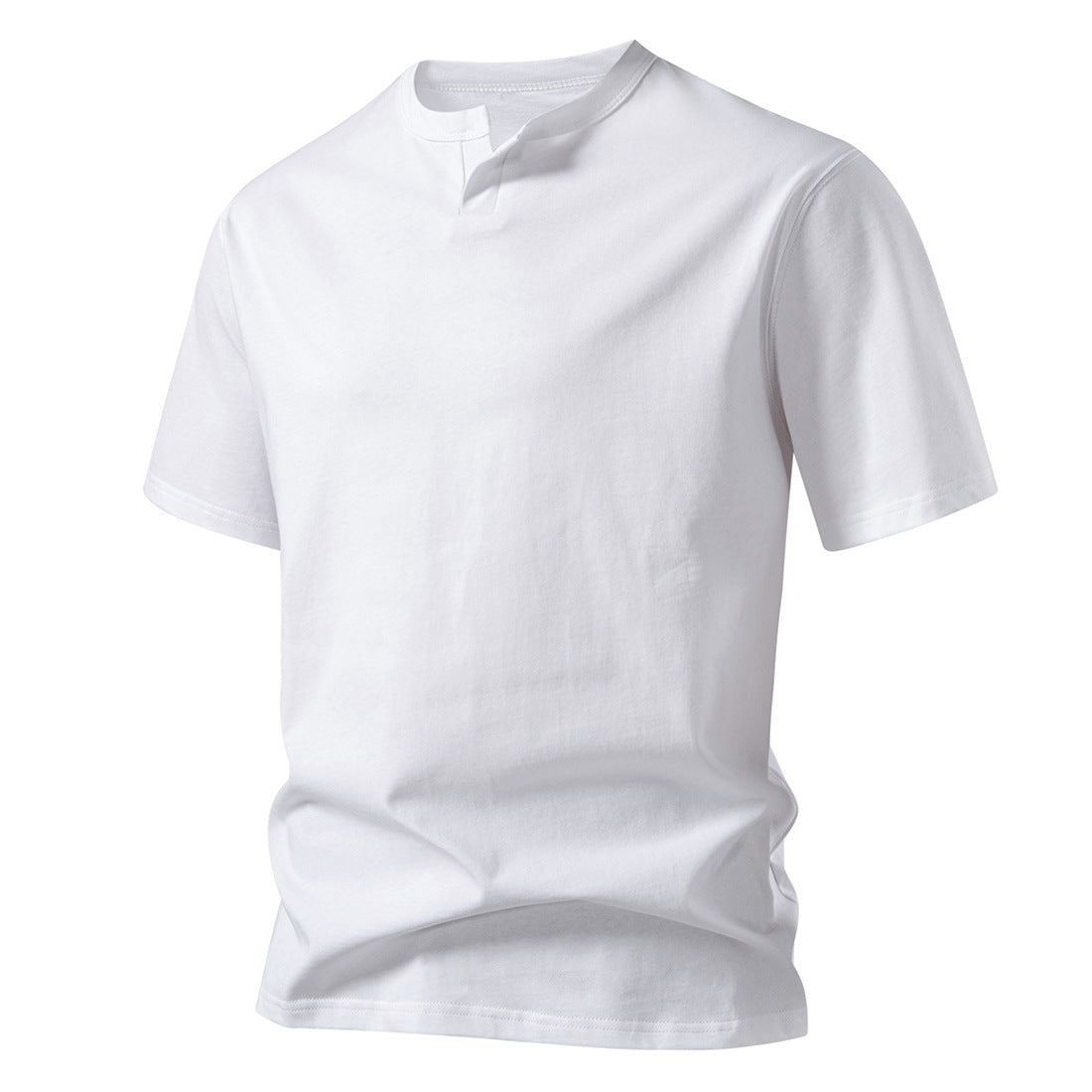 Herren T-Shirt mit modernem Ausschnitt und komfortablem Schnitt