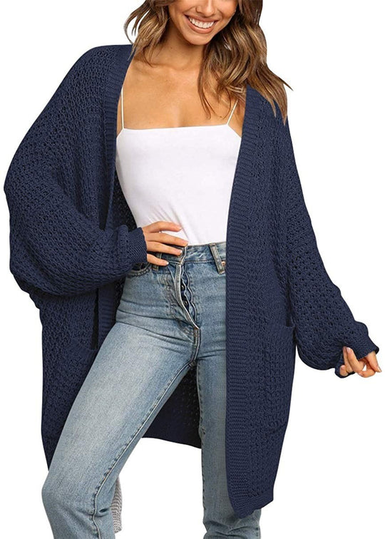 Damen lässiger Strickcardigan R&B