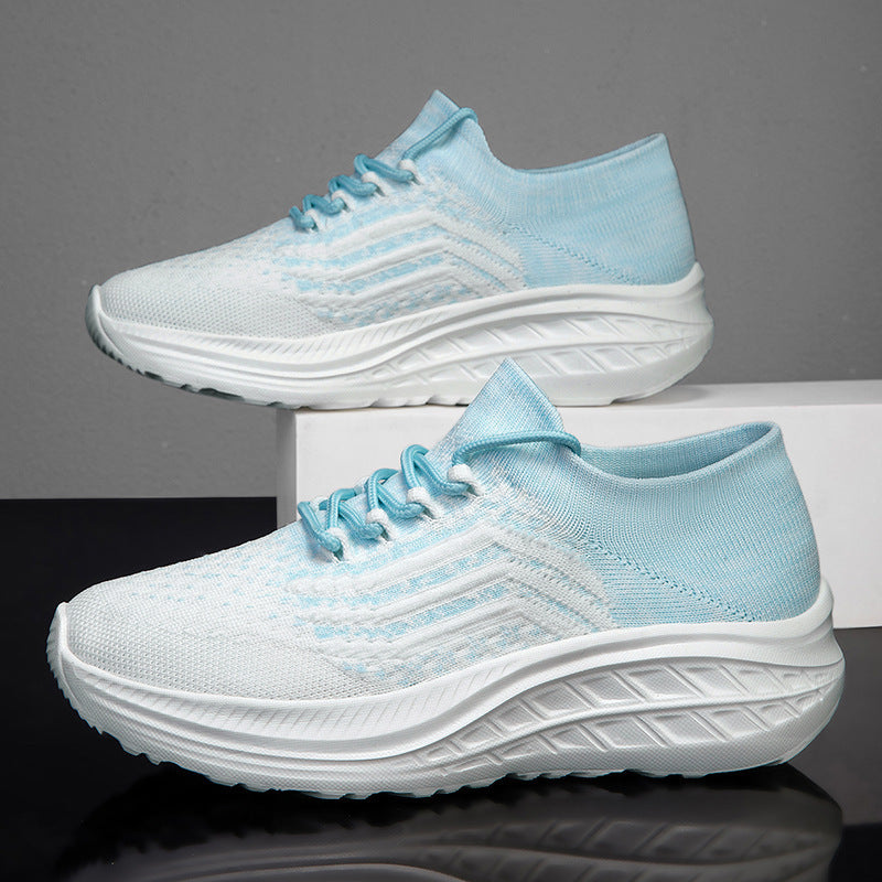 Damen Sportliche und atmungsaktive Sneakers mit elastischem Obermaterial