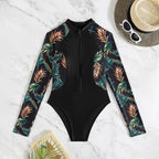 Damen Langärmliger Neopren-Schwimmanzug R&B