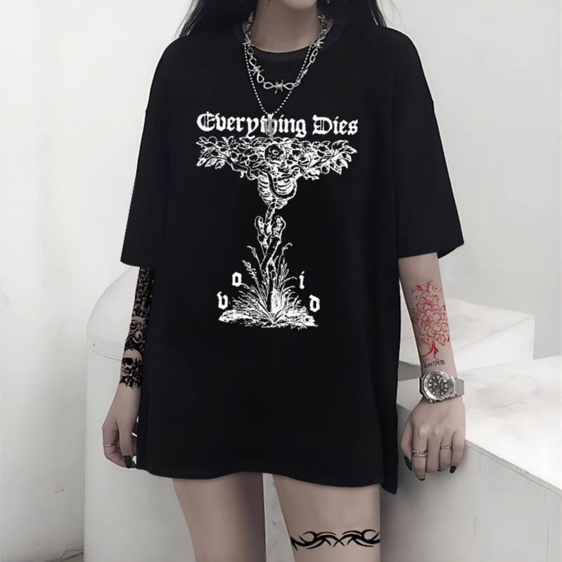 Damen Oversized T-Shirt mit dekorativem Schleifenmotiv R&B