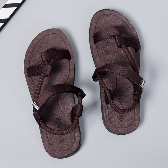 Damen Bequeme Outdoor-Sandalen mit verstellbaren Riemen und rutschfester Sohle R&B