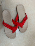 Damen bequeme Flip-Flops mit verstellbarem Riemen und ergonomischer Sohle EB