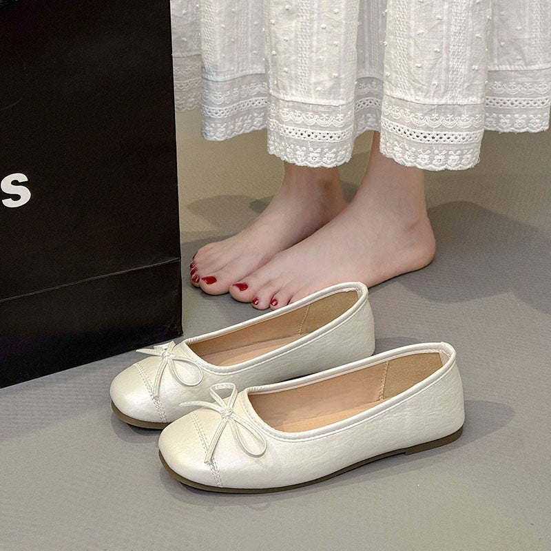 Damen Ballerinas mit zartem Schleifen-Detail und weichem Innenfutter EB