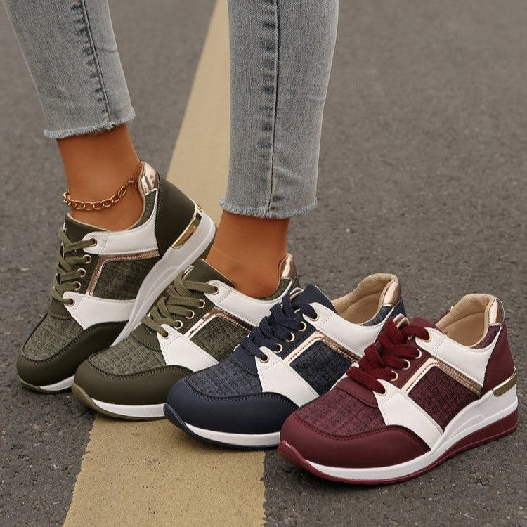 Damen Sportliche Sneakers mit atmungsaktivem Netzobermaterial und modischem Design R&B