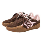 Damen modische Sneaker mit glänzenden Akzenten R&B