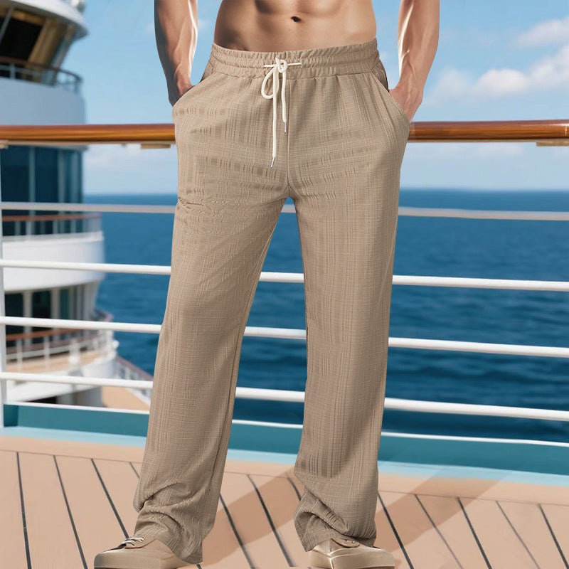 Damen Leichte Freizeithosen mit verstellbarem Bund und seitlichen Eingrifftaschen R&B