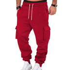 Herren Cargo-Sweatpants mit elastischem Bund und praktischen Seitentaschen R&B