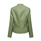 Damen Kunstlederjacke im Biker-Stil