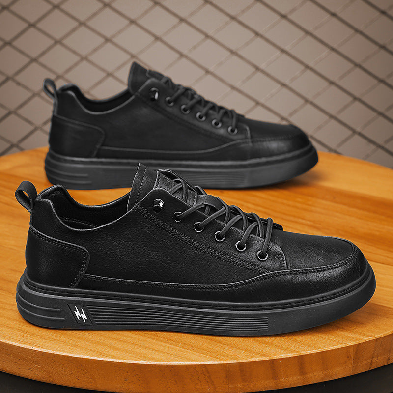 Damen modische Sneakers aus hochwertigem Kunstleder mit dämpfender Sohle R&B