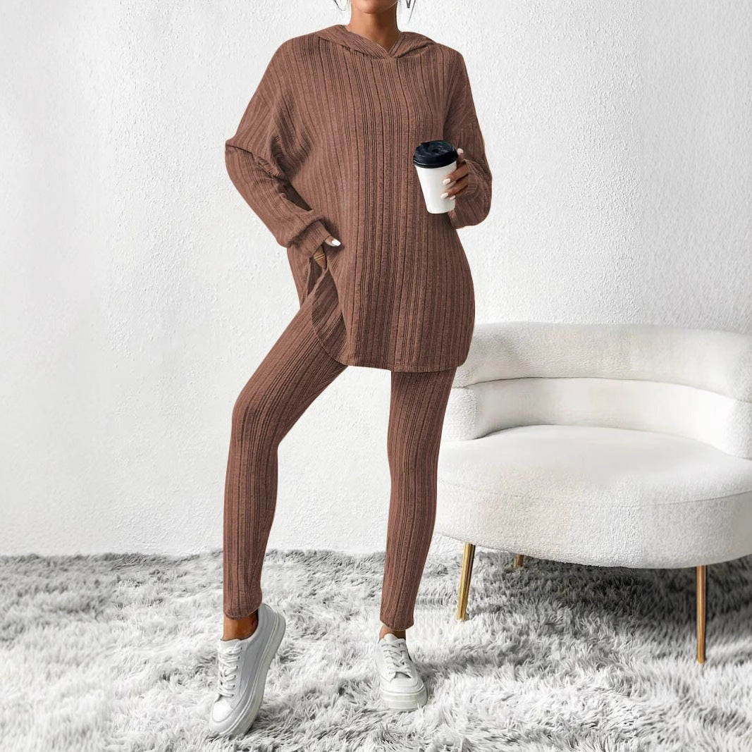 Damen lässiges Sweatshirt und Leggings Set mit hohem Tragekomfort R&B