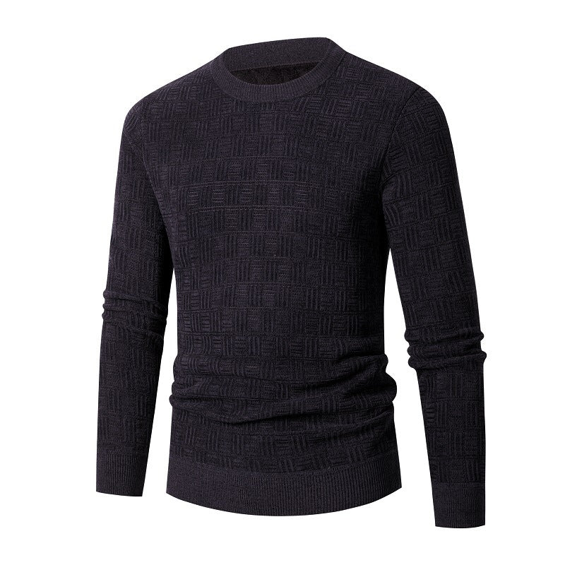 Herren modischer Strickpullover mit einzigartigem Strukturdesign R&B