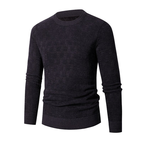 Herren modischer Strickpullover mit einzigartigem Strukturdesign R&B