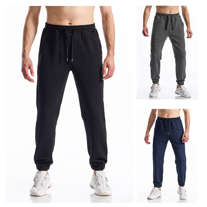 Herren bequeme Sporthose mit elastischem Bund und modernen Seitentaschen R&B