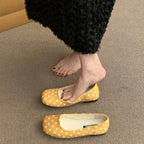 Damen Bequeme Ballerinas mit modischem Punktemuster R&B