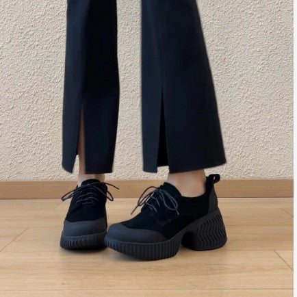 Damen Chunky Sneakers mit markantem Profil und hohem Absatz R&B