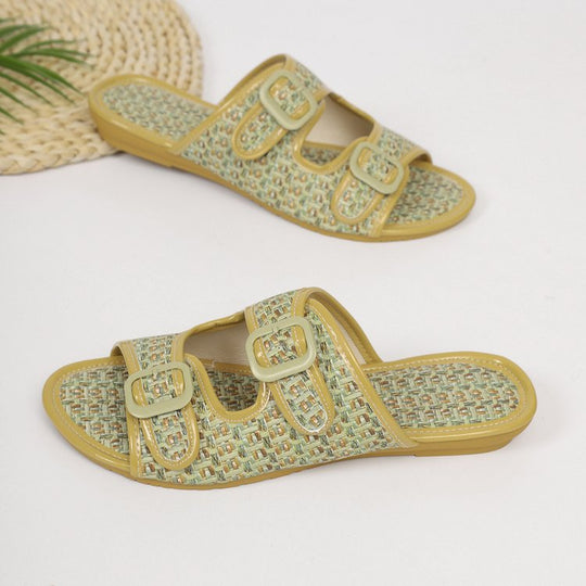 Damen Komfortable Riemchen-Sandalen mit doppelt verstellbaren Schnallen R&B