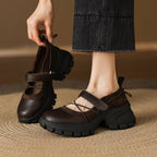 Damen modische Slingback-Schuhe mit elastischen Riemen und bequemer Sohle R&B